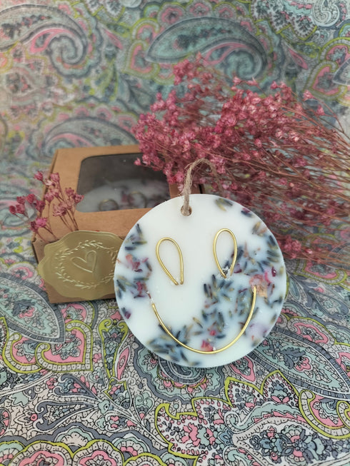 La suspension SMILEY parfumée fondante  ☆Home capsule☆ FLEUR DE COTON